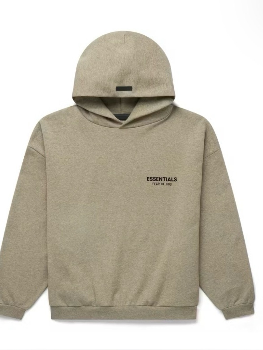 Essentials Men's Heated  grey Hoodie with Small Chest Logo S